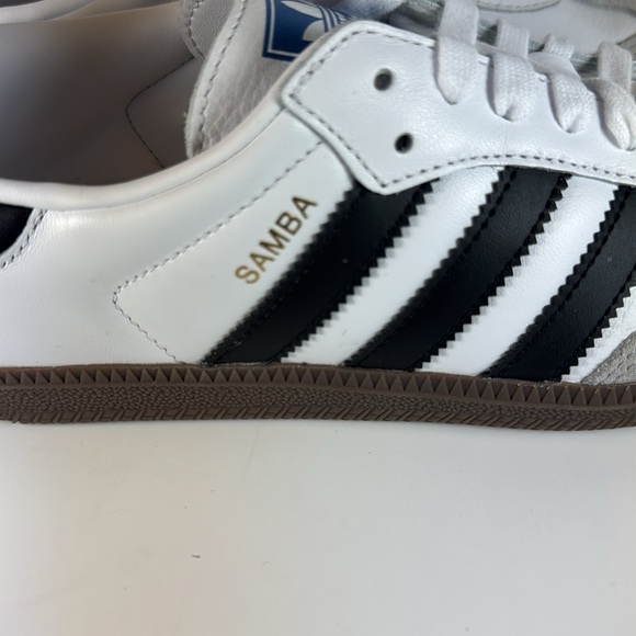 Adidas Samba OG White / Black Sneakers Women’s Size 8.5 - Picture 8 of 13